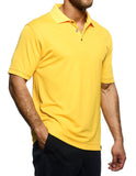 Champion solid polo, maize, mens