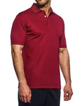 Champion solid polo, new cardinal, mens