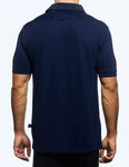 Champion solid polo, navy, mens