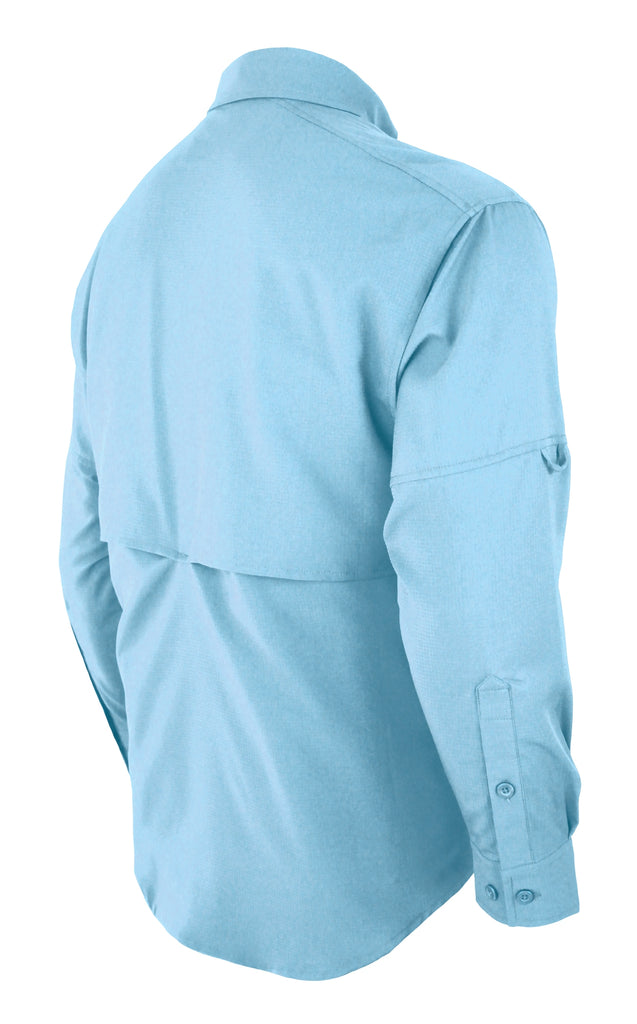 Mens long sleeve fishing shirt FS9889 Pro-Celebrity light blue – US DIRECT  APPAREL