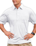 102 Members Only pocket polo, White