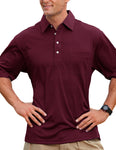 102 Members Only pocket polo, Maroon