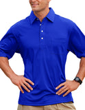 102 Members Only pocket polo, Royal